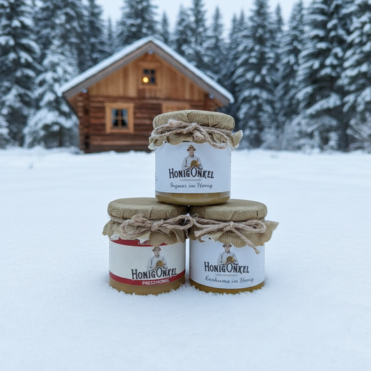 Honig-Trio „Feine Würze“, 3x 250g