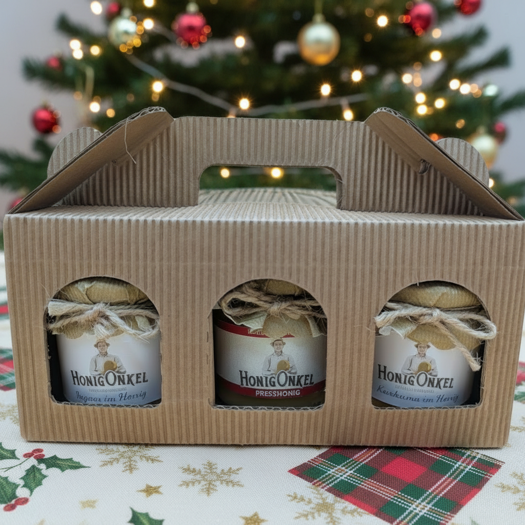 Honig-Trio „Feine Würze“, 3x 250g