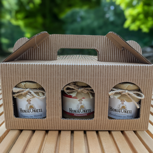 Honig-Trio „Feine Würze“, 3x 250g
