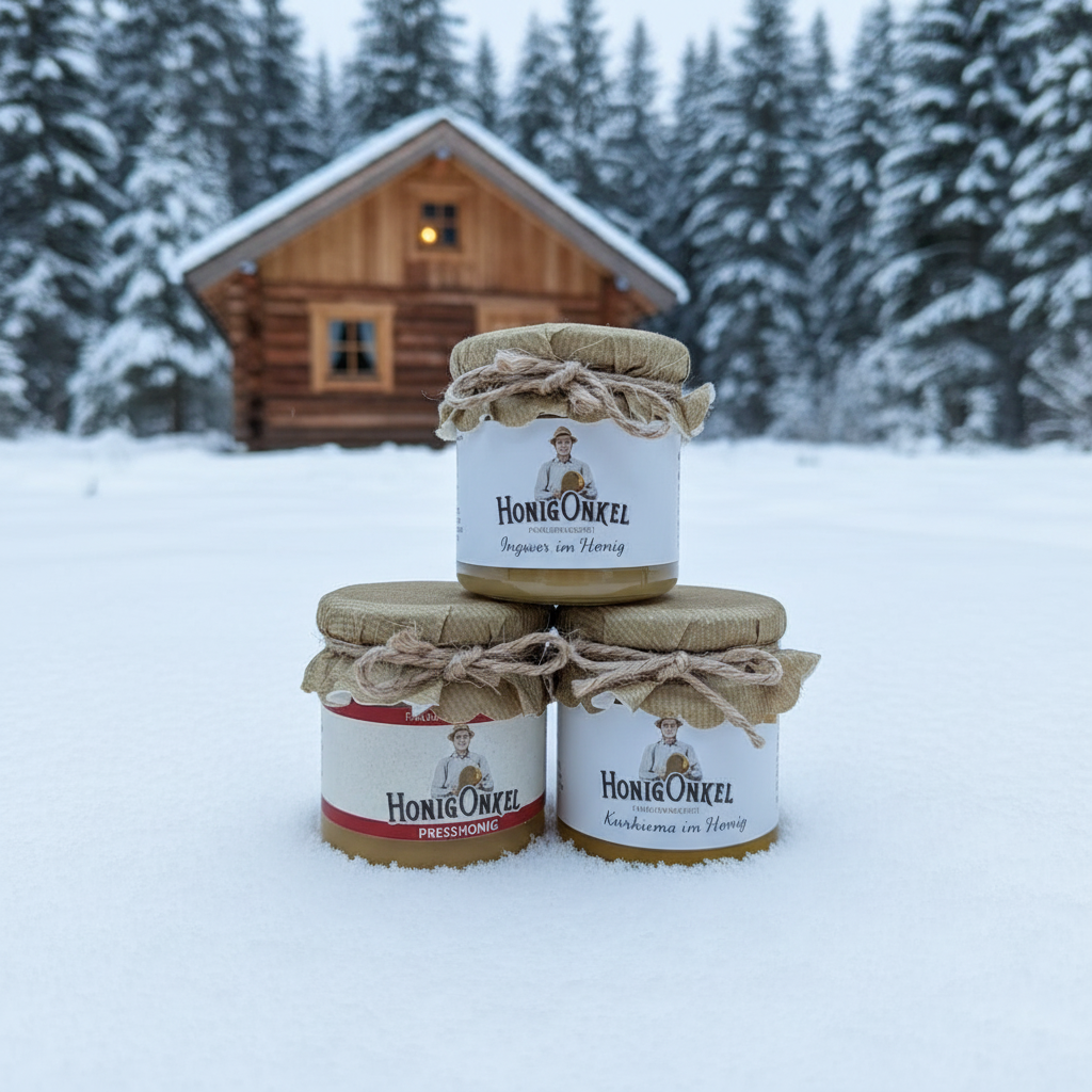 Honig-Trio „Feine Würze“, 3x 250g